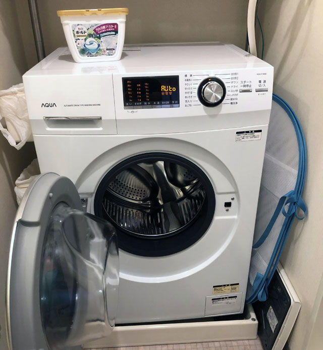 アクアドラム式洗濯機　AQW−FV800E