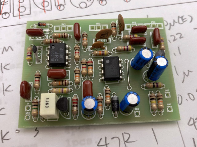 Self-made BB Preamp parts implementation