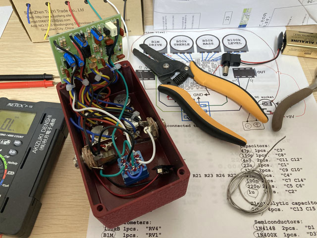 Self-made BB Preamp connecting wires