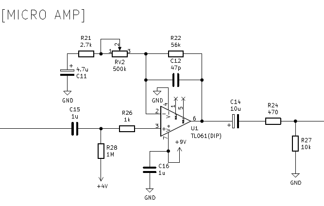 MICRO AMP schematic