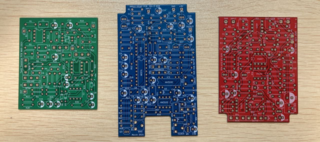 FusionPCBで製造したプリント基板