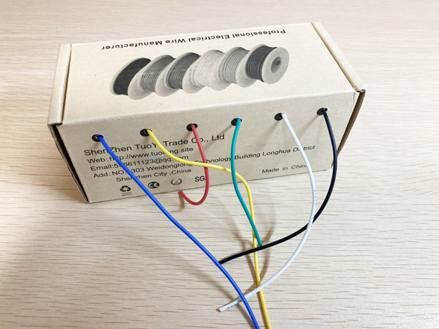 MXR Envelop Filter自作 AWG24フレキシブルワイヤー