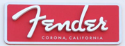 Fender factory sign