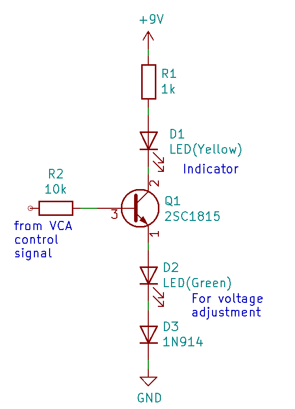  GATE level indicator schematic