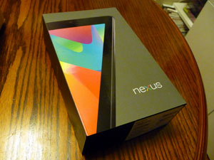 Nexus7の外箱