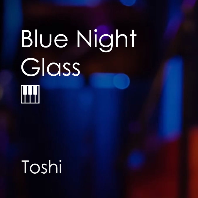 Blue Night Grass by Toshi