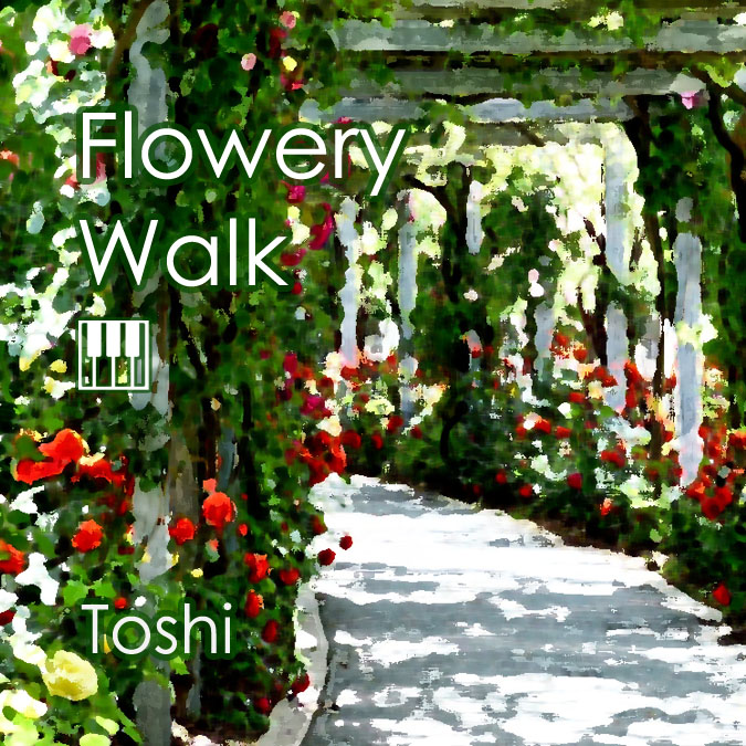 Flowery Walk by Toshi