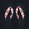 AoN LbY T_ moose striped flip flops