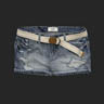 AoN fBX XJ[g Belted Destroy Skirt