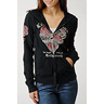bL[ uh W[Y Rose Tattoo Hoodie