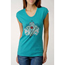 bL[ uh W[Y Cross with Skull T-Shirt