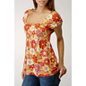 bL[ uh W[Y Ditsy Smocked Top