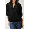 bL[ uh W[Y Crochet Gauze Bohemian Top
