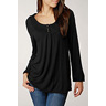 bL[ uh W[Y Trapunto Yoke Tunic Top