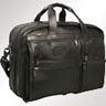 [ 96160 ] Leather Large Expandable Organizer Computer Brief